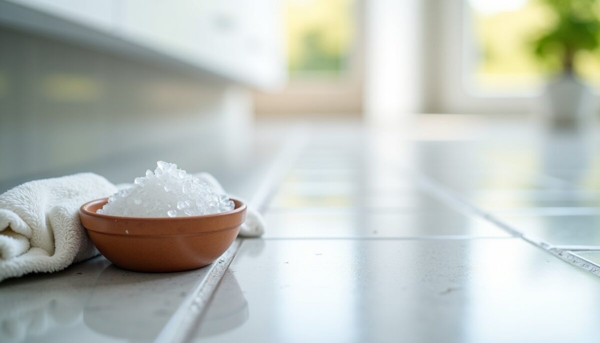 Cristaux de soude et carrelage : astuces efficaces pour un nettoyage sans traces