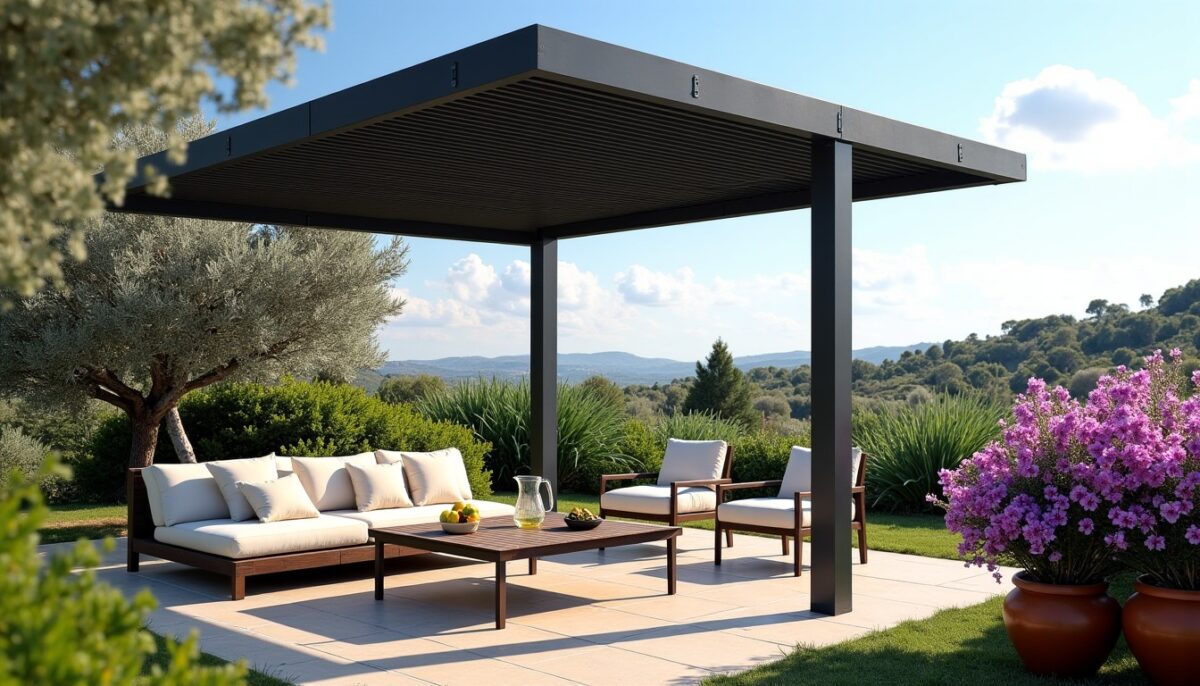 Pergola bioclimatique à Aubagne : la clé pour sublimer et optimiser votre espace extérieur