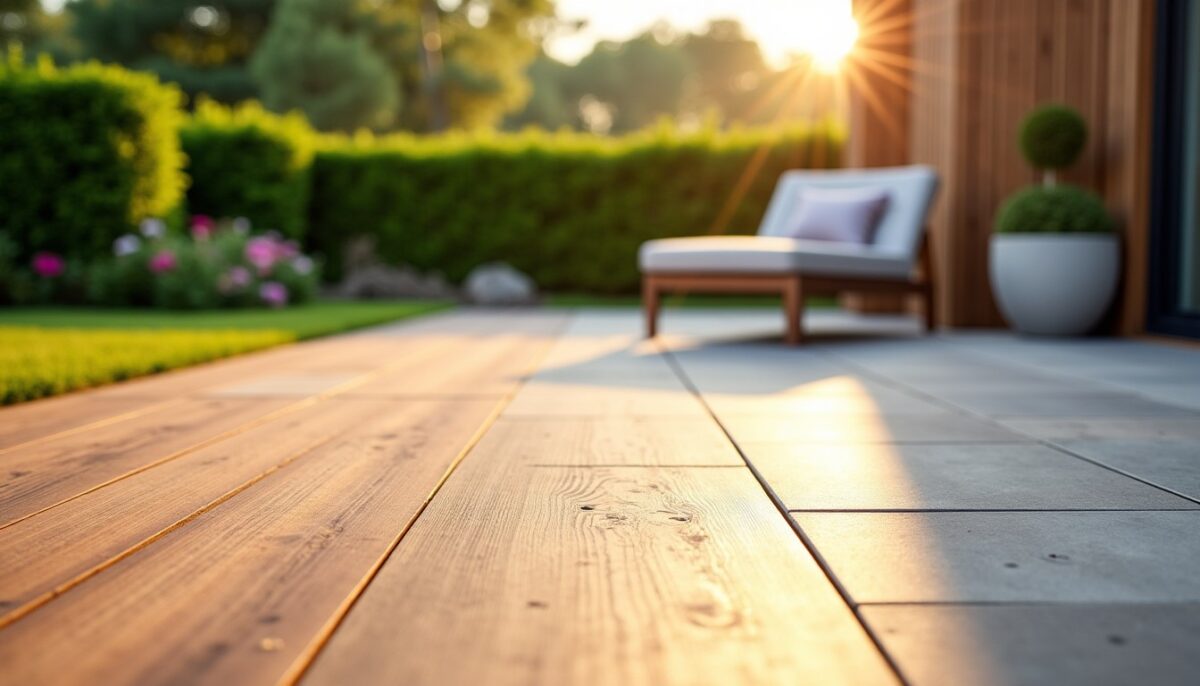 Terrasse extérieure : comment choisir entre bois, pierre ou carrelage pour allier esthétique et durabilité ?