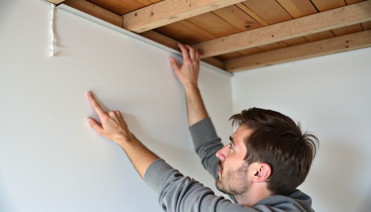 Doit-on installer des bandes entre le mur et le plafond ?