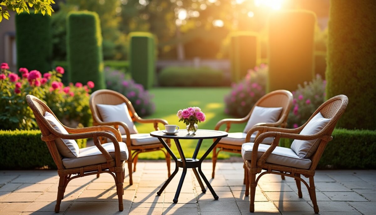 Guide pratique pour choisir vos chaises de jardin : matériaux, confort et longévité au rendez-vous